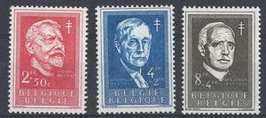 Belgium 1955 TB Fund 2f+50c - 8f+4f sg1571-3 very fine mint cat £80+ - Imagen 1 de 1