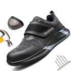 Slip On Safety Shoes Men Work Sneakers Anti-smashing Steel Toe Insulation Boots