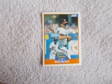  Score MLB 1989 "BUD BLACK" #404 Cleveland Indians Trading Card n32