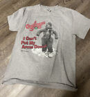 A Christmas Story: I Can't Put My Arms Down!  Gray T-Shirt Size Medium