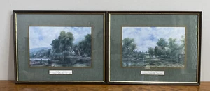 Frederick Watts 1800-1862 Framed Prints- The Ferryman’s Cottage-By Country Inn - Picture 1 of 9