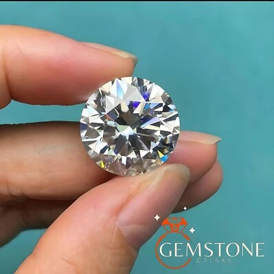 Certified SI1 D Round 5 Ct Brilliant Lab Grown Daimond Estate Vintage Antique - Image 1 of 4