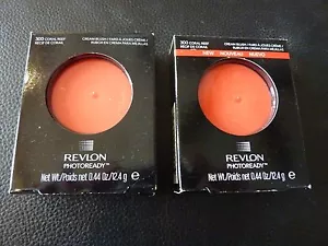 Revlon PhotoReady Cream (Creme) Blush - CORAL REEF #300 - TWO Brand New / Boxed - Picture 1 of 1