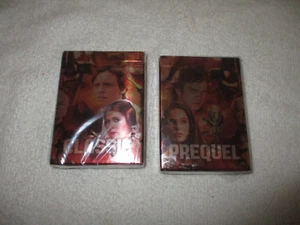 Star Wars Prequel & Classic 2 Decks Playing Cards NEW SEALED - Picture 1 of 2