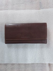 JACK GEORGES Voyager Brown Leather Clutch Wallet  RFID Protected 