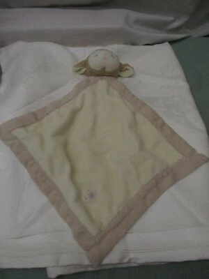 Soft Tan Unbranded Security Blanket Lovey Farm Sheep Lamb Baby Infant Cloth Crib - Image 1 of 3
