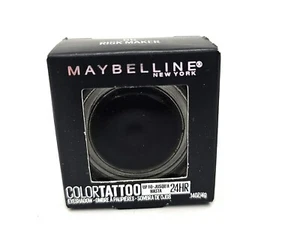 Maybelline Color Tattoo Cream Eyeshadow Black, Risk Maker # 55 0.14 Oz. NEW! - Picture 1 of 6