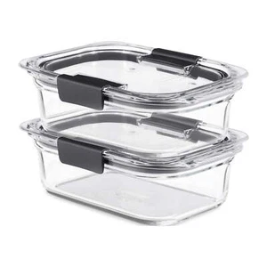 Portable 3.2 Cup Brilliance Glass Food Storage Containers, Set of 2 - Picture 1 of 6