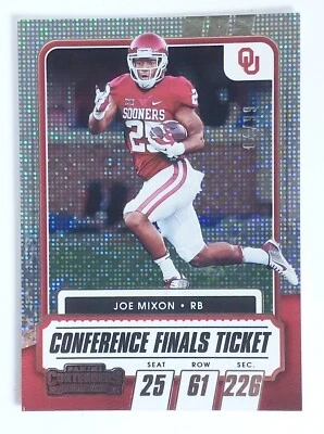 2021 Panini Contenders Draft Joe Mixon /99 Conference Finals Ticket #62 Bengals - Image 1 of 2