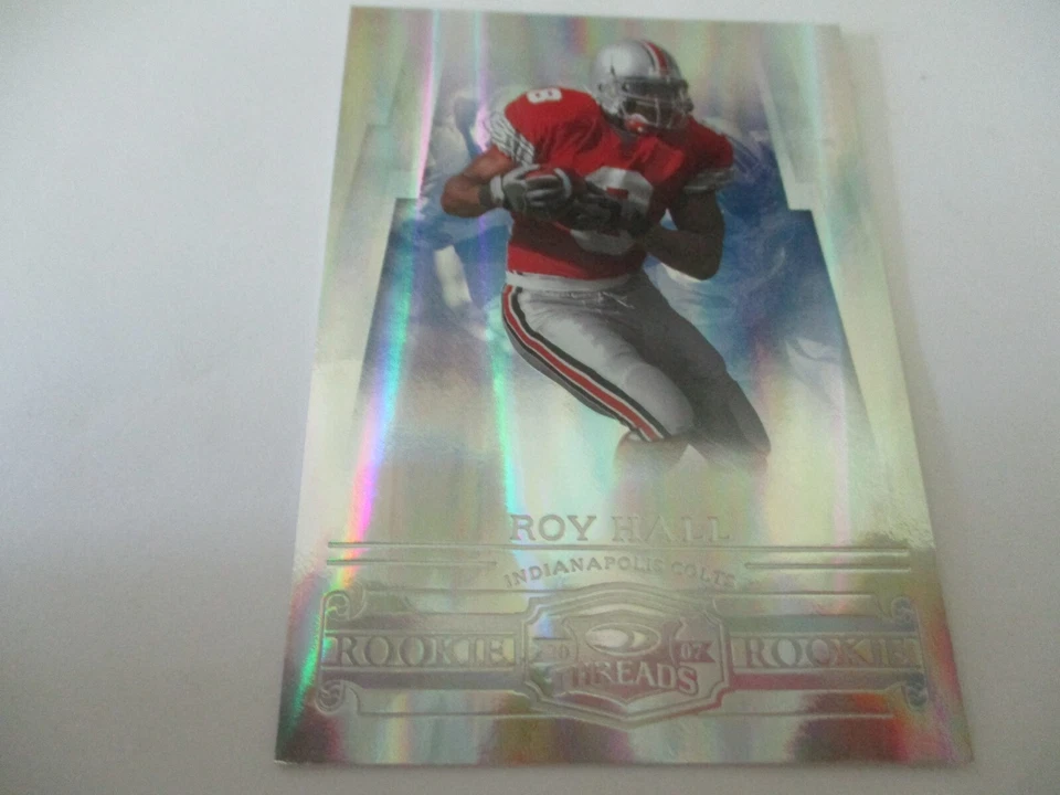 2007 Donruss Threads Silver Foil Rookie Roy Hall Card #165 Serial #14/100 - Image 1 of 1