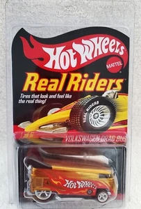 Hot Wheels Collectors HWC Real Riders Series 7 RLC VW Drag Bus Van Gold Limited - Picture 1 of 10