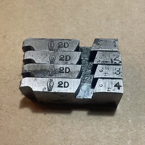 OSTER Pipe Threading 2D Dies, For 1/4” & 3/8” - Picture 1 of 14