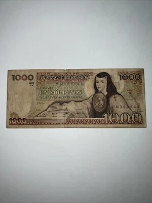 MÉXICO - 1000 PESOS - 1982 Foto 1 de 4