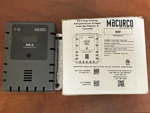 Macurco Refrigerant (Low Voltage) Fixed Gas Detector & Controller - RD-6 Gray - Picture 1 of 1