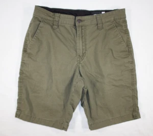 Volcom Shorts Men's 29 True To This Chino Slim Stretch 9" inch Inseam Green - Picture 1 of 8