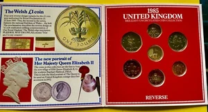 1985 United Kingdom Brilliant Uncirculated Coin Collection - Picture 1 of 6
