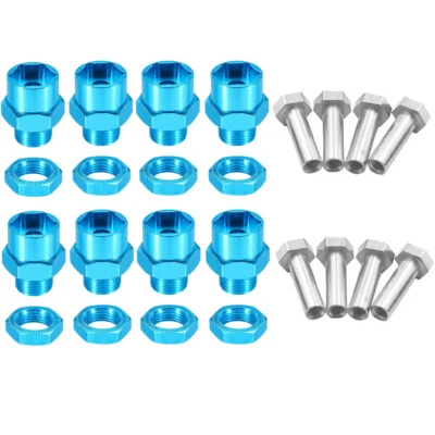 8x 1/8 12mm-17mm Wheel Hex Hub Adapter Conversion Extension For 1/10 RC Car USA - Image 1 of 4