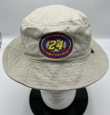 Sombrero de pesca vintage NASCAR 24 Jeff Gordon cubo talla L/XL NASCAR carreras Foto 1 de 4