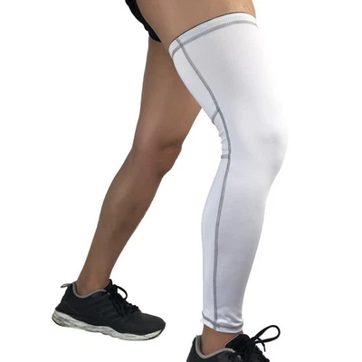 Men Leg Thigh Sleeve Warmer Knee Brace Wrap Exercise Running Protective Support  - Image 1 of 4