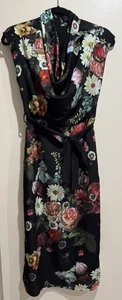 Ted Baker Robyne Oil Painting DRESS Floral Design stunning Size 1 (6-8au) - Picture 1 of 3