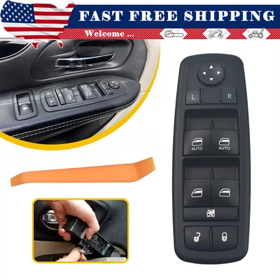 Front Left Driver Side Window Switch For Chrysler Town & Country 3.6L V6 2012-16 - Imagem 1 de 4