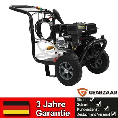 Petrol Pressure Washer 3500 PSI 241bar Working Pressure 10 L/min Black 212cc - Image 1 of 4