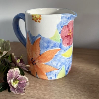 Vintage Italian Whittards Floral Jug  - Image 1 of 3