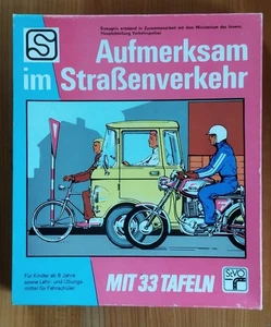 DDR Spiel StVO Aufmerksam im Straßenverkehr VEB Spielzeugelektronik Meiningen - Bild 1 von 2