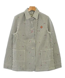 KENZO Chore Jackets BlackxWhite(Stripe Pattern) S 2200607307030 - Picture 1 of 6