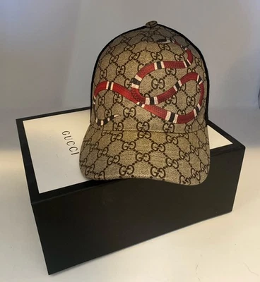 Gucci Authentic Mens King Snake Hat size L  - Image 1 of 4