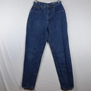 Vintage Lawman Jeans Womens 11/12 Blue High Rise Tapered Leg Denim 90s Classic - Picture 1 of 17