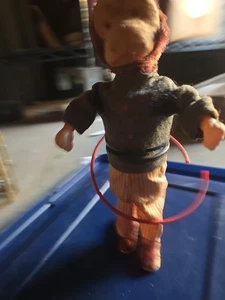 Vintage Mechanical Hula Hoop Wind Up Toy Monkey Working Japan - Picture 1 of 7