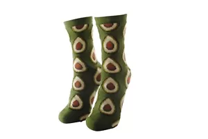 Novelty Socks Funky Fun Food Fruit Socks Gift Colourful Ladies Size 3-8 - Picture 1 of 19