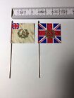498) 2X 25/28Mm British Napoleonic Flags 40Th Regiment Of Foot 2Nd Somerset New
