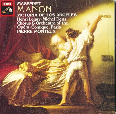 3LP Box MASSENET Manon LOS ANGELES DENS LEGAY MONTEUX EMI SLS-5119 NM 1955 Rec - Image 1 of 3