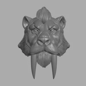 Animal Warrior Sabretooth custom head for Mythic Legions and other action figure - Picture 1 of 1