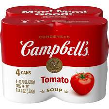 Campbell'S Condensed Tomato Soup 10.75 Ounce Can (Pack of 4)