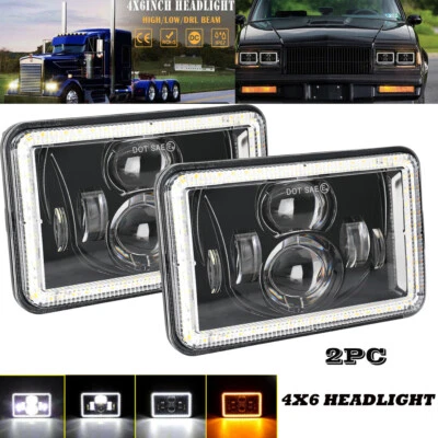 4x6" LED Headlight DRL Hi/Lo Sealed Beam Fit BLIZZARD Snowplow Snow Plow 680LT - Image 1 of 4
