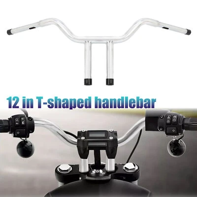 Fit For Harley Softail Sportster Dyna Road King 12" Evil | MX-T Bars Handlebar - Изображение 1 из 4
