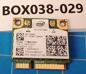BOX038-029 genuine 593530-001 HP 802.11 B/G/N WIFI minicard DV5-2000 DV6-6000 - Afbeelding 1 van 2