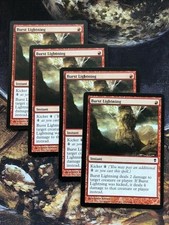 4x x4 Burst Lightning Zendikar NM MTG Modern EDH