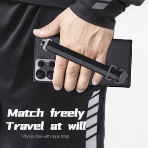 Nillkin For Samsung Galaxy S23 Ultra Anti-fall Rope Wrist Strap Grip Back Case - Picture 1 of 17