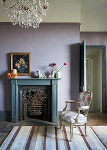 STRIPED AINSLIE AIN02 MAUVE Plantation HIGH QUALITY Modern Handmade Wool Rug - Picture 1 of 2