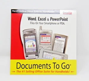 DATAVIZ DOCUMENTS TO GO FOR PDAS Palm OS Word Excel & Powerpoint New Open Box - Picture 1 of 1