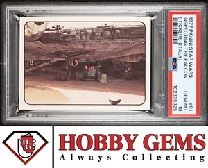 MILLENNIUM FALCON HAN SOLO PSA 10 1977 Panini Stickers Star Wars (Italy) #81 - Picture 1 of 2