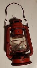Vintage Winged Wheel  Small Red Kerosene Lantern Lamp