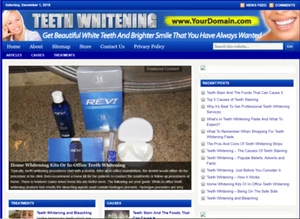 Impresionante sitio web de tienda de blanqueamiento dental instalación gratuita + alojamiento gratuito - Imagen 1 de 1