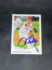 Hector Santiago 2013 Topps #620 Chicago White Sox Auto Autographed Signed Card