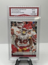 2022 Panini Chronicles Isiah Pacheco KC Chiefs ROOKIE PHOTOGENIC Gem Mint 10!