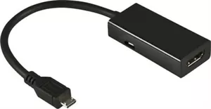 5pin Micro USB to HDMI MHL Adapter Cable F HTC One M7 Some Samsung LG SONY HDTV - Picture 1 of 1